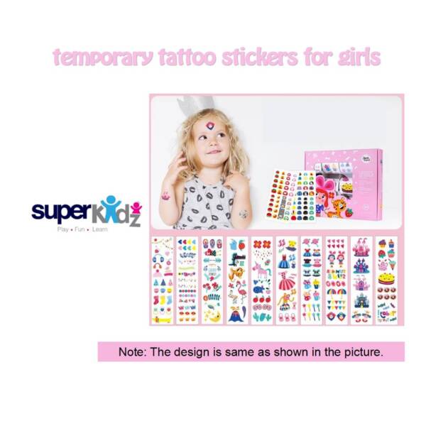 102 .b. TATTOO STICKERS SET FOR GIRLS , TK -650