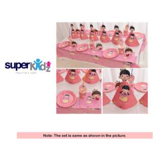 120 . PARTY TABLEWARE SET - GIRLS