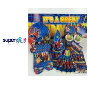 122 . PARTY TABLEWARE SET - SPIDERMAN , TK -800 ,650