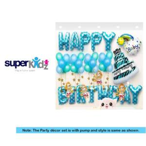126 . PARTY DECOR SET - BLUE MONKEY , TK - 800