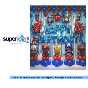 133 . PARTY DECOR SET - SPIDERMAN , TK - 1680