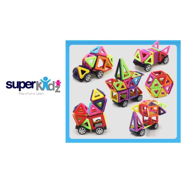 24 .a . MAGNETIC BULDING BLOCKS - 1 , ( 64 PCS )