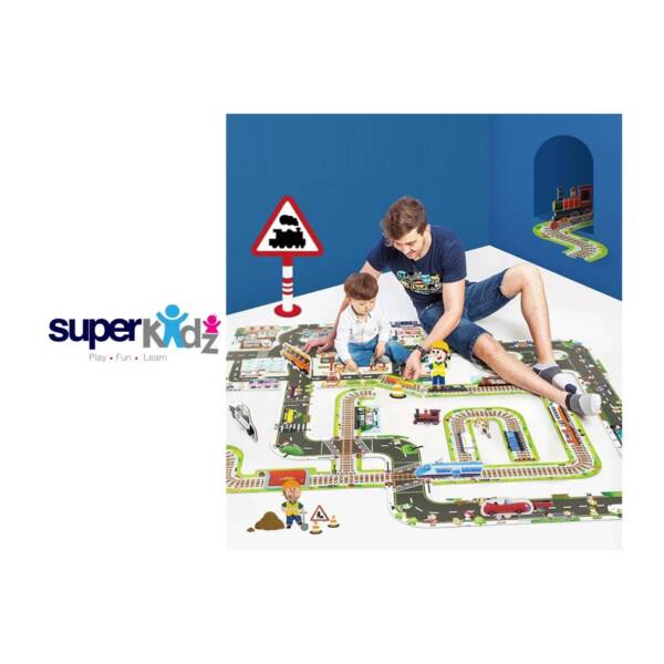 89 .a. FLOOR ROAD PUZZLE SET , TK - 3900