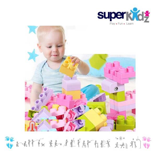 Baby Series - Soft Block Set, 40pcs