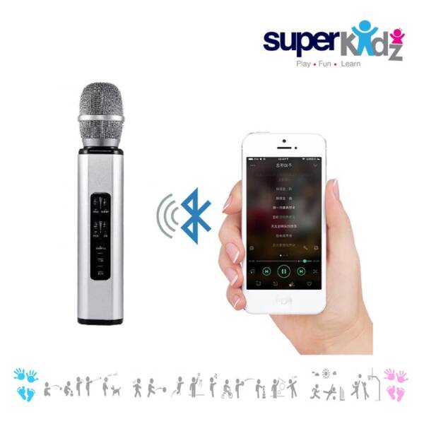 Karaoke Microphone, Advance - Silver 1.0