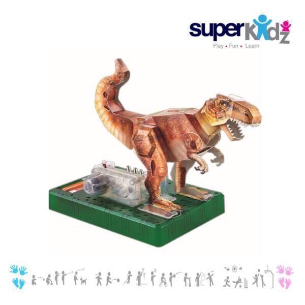 Paper Puzzle Electric 3D, Dino 1-0